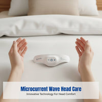 Microcurrent Wave Head Support Device, USB Rechargeable, Home Use, Migraine Management