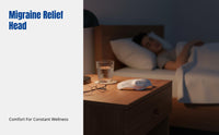 Microcurrent Wave Head Support Device, USB Rechargeable, Home Use, Migraine Management