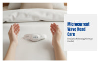 Microcurrent Wave Head Support Device, USB Rechargeable, Home Use, Migraine Management