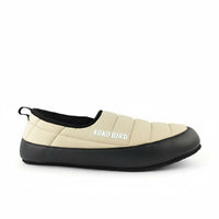 Cotton House Shoes, Non-Slip Rubber Sole, Plush Lined, Closed Heel Bread Style, Unisex Winter Indoor Outdoor, Japanese Design