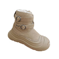 Plush Lined Winter Boots, Waterproof Thick Sole, Unisex, Trendy Winter Shoes