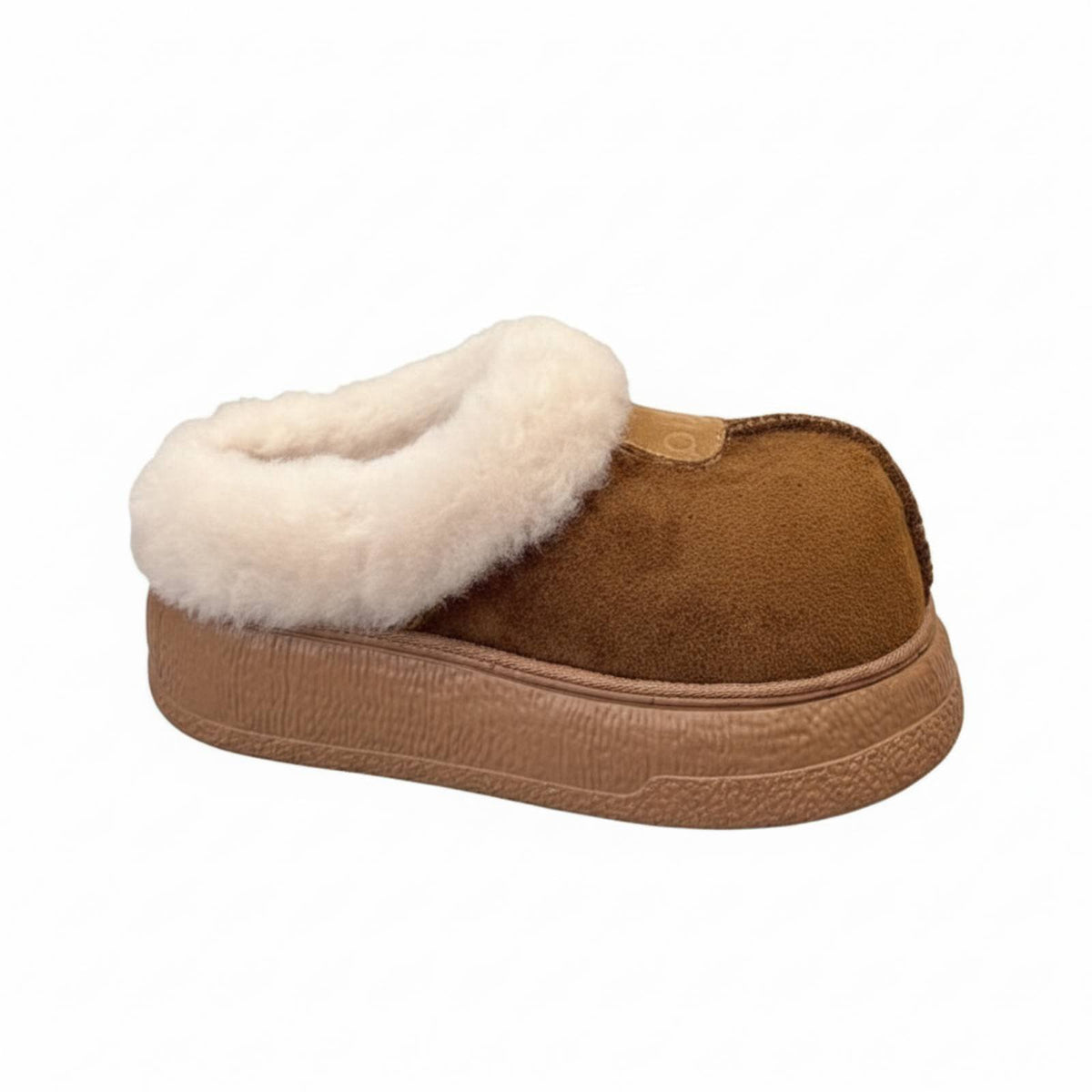 Closed Toe Chunky Sole House Shoes, Plush Furry Winter Warm, Women's Comfortable Winter Boots