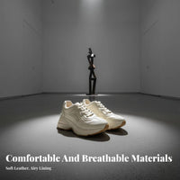 Dad sneakers with elevated sole, Women's thick sole, Everyday sporty style, 2025 trend