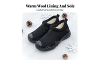 Winter Thick Sole Boots, Non-Slip, Warm, Upturned Toe, Outdoor Hiking Short Boots for Women