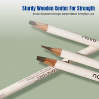 Eyebrow Liner, Untamed Haze, Cut Knife Shape, Water-Resistant, Smudge-Proof, Double-Ended, Firm Tip, Easy Brow Shaping, Multiple