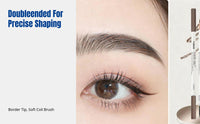 Eyebrow Liner, Untamed Haze, Cut Knife Shape, Water-Resistant, Smudge-Proof, Double-Ended, Firm Tip, Easy Brow Shaping, Multiple