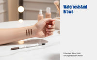 Eyebrow Liner, Untamed Haze, Cut Knife Shape, Water-Resistant, Smudge-Proof, Double-Ended, Firm Tip, Easy Brow Shaping, Multiple