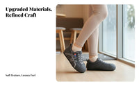Women's Training Athletic Shoes, Fleece Lined, Lambswool Interior, Winter Warmth, Lace-Up, Comfortable Cotton