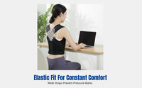 Mesh Posture Corrector, Breathable Spine Support, Lightweight Elastic Back Brace for Office and Students