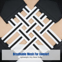 Mesh Posture Corrector, Breathable Spine Support, Lightweight Elastic Back Brace for Office and Students