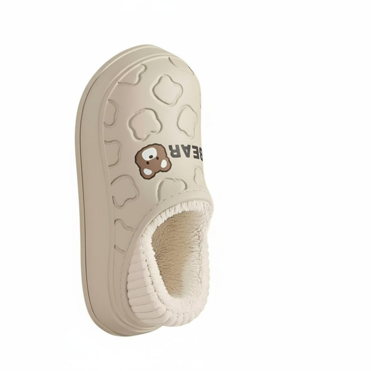 House Shoes, Waterproof Plush Winter Slippers, Thick Sole, Slip-On, Warm Heel, New Arrival, Indoor Use, Non-Slip, Cute Creature Design