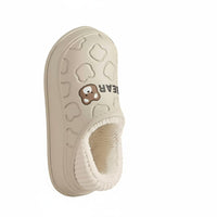 House Shoes, Waterproof Plush Winter Slippers, Thick Sole, Slip-On, Warm Heel, New Arrival, Indoor Use, Non-Slip, Cute Creature Design