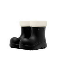 Fleece Lined Women's Winter Boots, Thick Sole, Waterproof, Anti-Slip, Pull-On, Round Toe