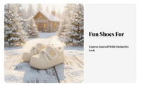 Winter Boots, Plush Lined, Hook-and-Loop Closure, Women's Winter Shoes, Chic Distinctive Design