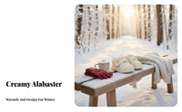 Winter Boots, Plush Lined, Hook-and-Loop Closure, Women's Winter Shoes, Chic Distinctive Design