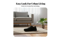 Men's Clown Shoes, Suede Leather, Low Top Slip-On, Korean Trend, Autumn Season, Lightweight Rubber Sole, Youth Casual Shoes