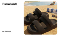 Two-Way Slip-On Sandals, Breathable Foam Sole, Unisex Summer Beach Travel, Anti-Slip Thick Sole