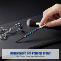 Triangle Tip Eyebrow Definer, Double-Ended, Ultra-Fine, Waterproof, Sweatproof, Smudge-Resistant, Oriental Design
