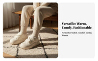 Bread Shoes, Plush Winter Boots, Thick Sole, Warm Girls' Shoes, Winter Casual Style