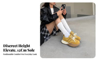 Autumn 2025 Women's Dad Shoes, Height Boost, Thick Sole, Relaxed Design