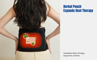 Graphene Heated Waist Belt, Wireless Pain Relief, Adjustable Temperature, LED Display, Women, Rechargeable