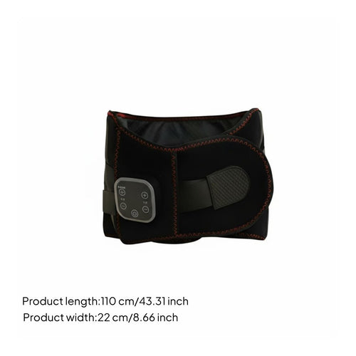 Graphene Heated Waist Belt, Wireless Pain Relief, Adjustable Temperature, LED Display, Women, Rechargeable