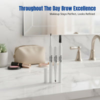 Eyebrow Definer, Double-Ended, Volumizing, Long-Lasting Smudge-Resistant, Twisted Brush for Dramatic Look, Multi-Color for Women