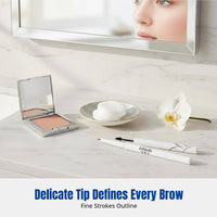 Eyebrow Definer, Double-Ended, Volumizing, Long-Lasting Smudge-Resistant, Twisted Brush for Dramatic Look, Multi-Color for Women