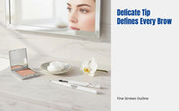 Eyebrow Definer, Double-Ended, Volumizing, Long-Lasting Smudge-Resistant, Twisted Brush for Dramatic Look, Multi-Color for Women