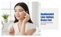 Eyebrow Definer, Double-Ended, Volumizing, Long-Lasting Smudge-Resistant, Twisted Brush for Dramatic Look, Multi-Color for Women