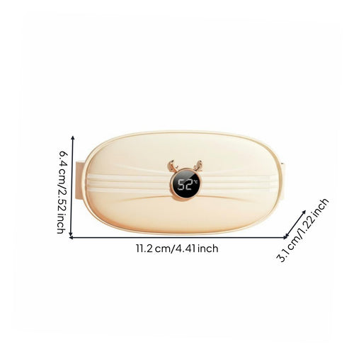 Graphene Heating Menstrual Belt, Adjustable Support, Vibration Massage, Women