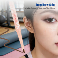 Double-ended brow definer, shaped tip, long-lasting, water-resistant, smudge-proof, natural finish, bold eyebrow outline