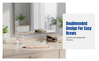 Double-ended brow definer, shaped tip, long-lasting, water-resistant, smudge-proof, natural finish, bold eyebrow outline