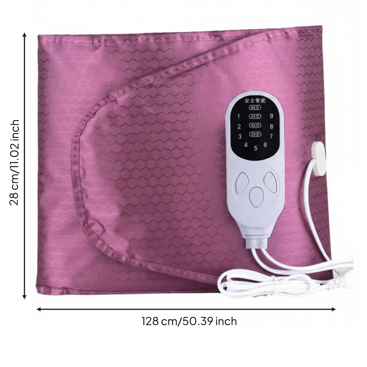 Heated Slimming Waist Belt, Vibration, Menstrual Relief, Unisex