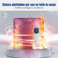 Heated Slimming Waist Belt, Vibration, Menstrual Relief, Unisex