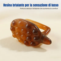 Resin Vital Route Brush, Massage Turtle, Gua Sha Board, Abdomen, Lymph, Body