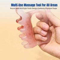 Flow Line Brush, Double Push Massage Board, Resin, Spine, Shoulder, Leg