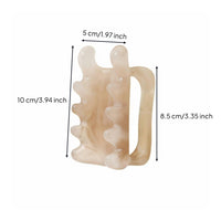 Flow Line Brush, Double Push Massage Board, Resin, Spine, Shoulder, Leg