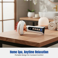 EMS Electric Massage Brush, Shoulder Neck, Abdomen, Adjustable Modes, Home