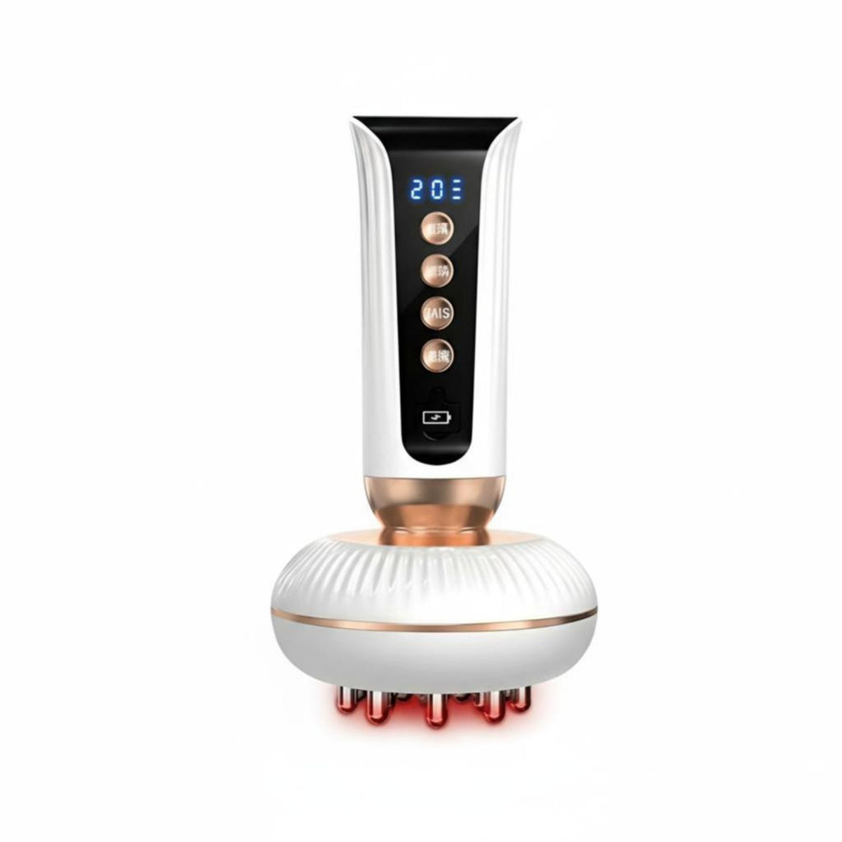 EMS Electric Massage Brush, Shoulder Neck, Abdomen, Adjustable Modes, Home