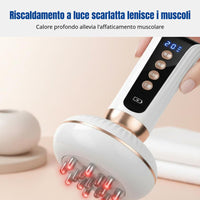 EMS Electric Massage Brush, Shoulder Neck, Abdomen, Adjustable Modes, Home