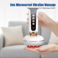 EMS Electric Massage Brush, Shoulder Neck, Abdomen, Adjustable Modes, Home