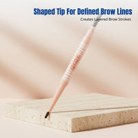Three-Dimensional Eyebrow Definer, Double-Ended, Long-Lasting, Water-Resistant, Smudge-Proof, Multi-Effect, Defined Strokes