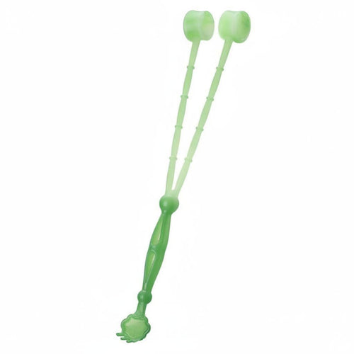 Handheld Spine Acupressure Tapping Massager, Double-Headed, Lightweight Plastic, Shoulder & Leg Relaxation Tool