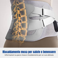 Heated Waist Belt, Rechargeable Massage, Adjustable Support Relief