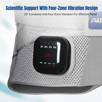 Heated Waist Belt, Rechargeable Massage, Adjustable Support Relief