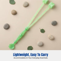 Handheld Spine Acupressure Tapping Massager, Double-Headed, Lightweight Plastic, Shoulder & Leg Relaxation Tool