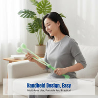 Handheld Spine Acupressure Tapping Massager, Double-Headed, Lightweight Plastic, Shoulder & Leg Relaxation Tool