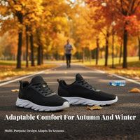 Men's Mesh Running Shoes, Lightweight, Non-Slip, Breathable, Casual, Fall/Winter