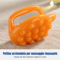 Resin Acupressure Brush, Massage Turtle, Gua Sha Board, Neck, Waist
